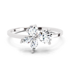 0.46 CT Marquise Diamond Cluster Ring in