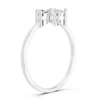 0.46 CT Marquise Diamond Cluster Ring in