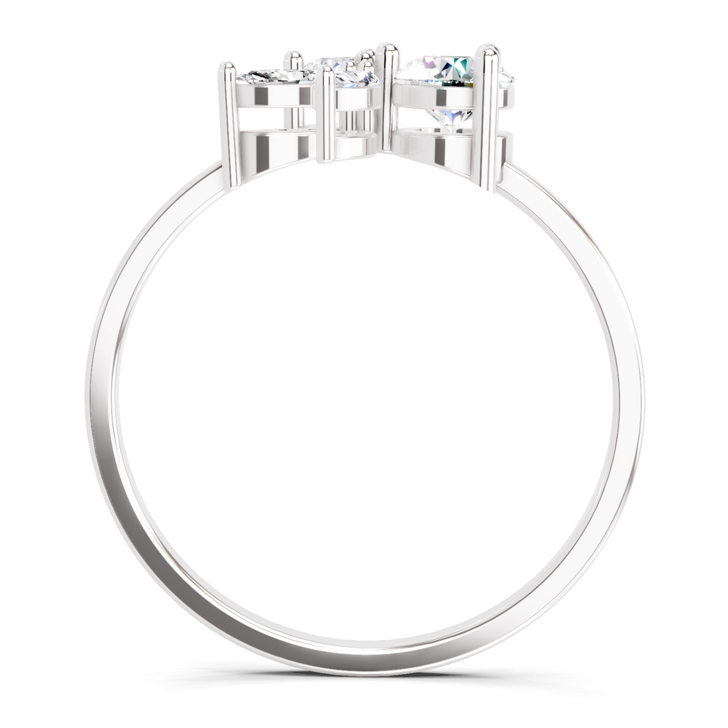0.46 CT Marquise Diamond Cluster Ring in