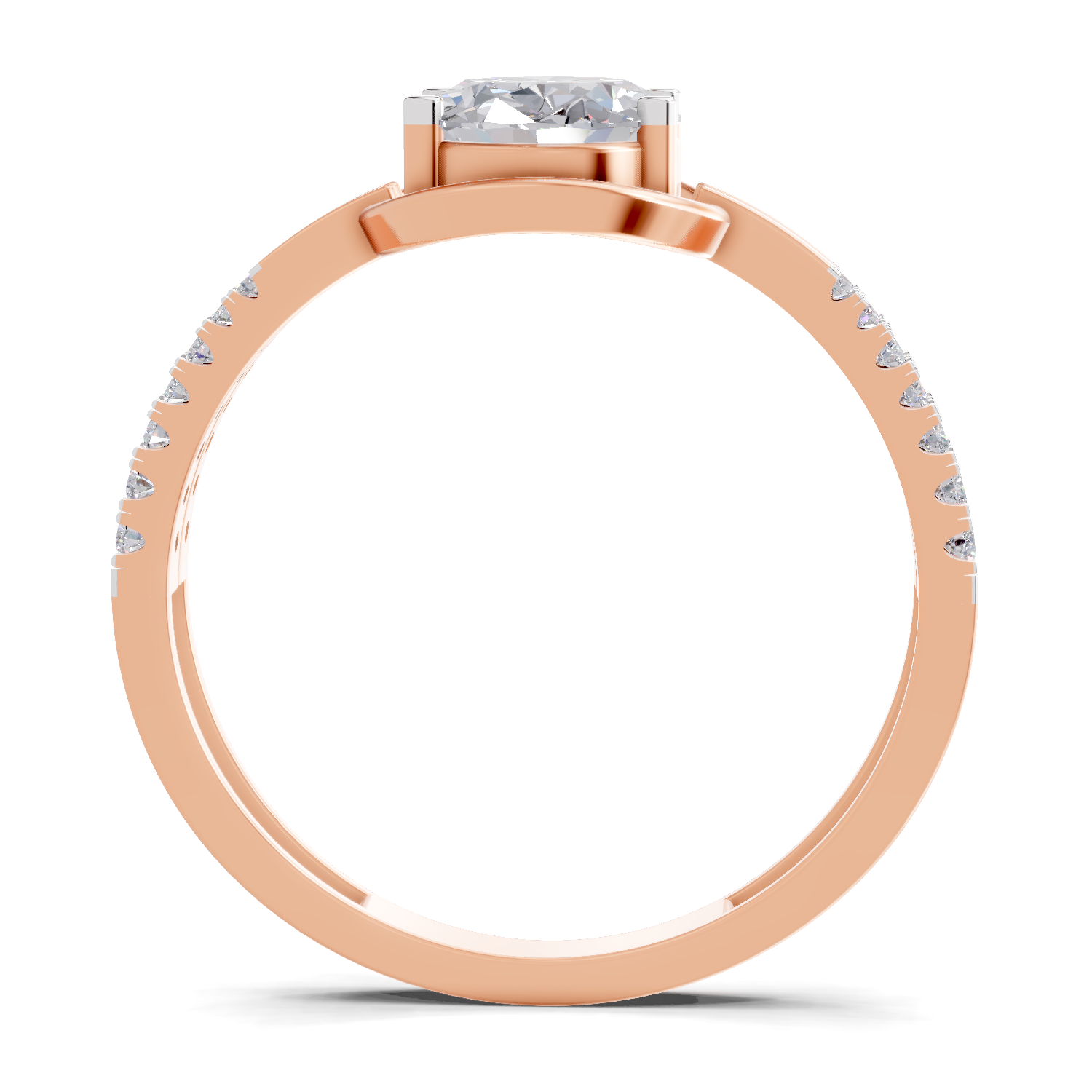 1.39 Carat Celeste Oval Promise Engagement Ring