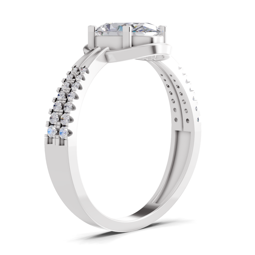 1.39 Carat Celeste Oval Promise Engagement Ring