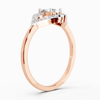 0.51 Carat Oval Halo Ring