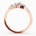 0.51 Carat Oval Halo Ring