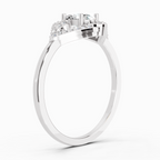 0.51 Carat Oval Halo Ring