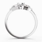 0.51 Carat Oval Halo Ring