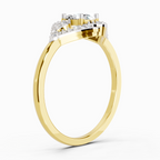 0.51 Carat Oval Halo Ring