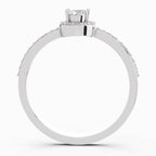 0.54 Carat Oval Shape Halo Diamond Ring