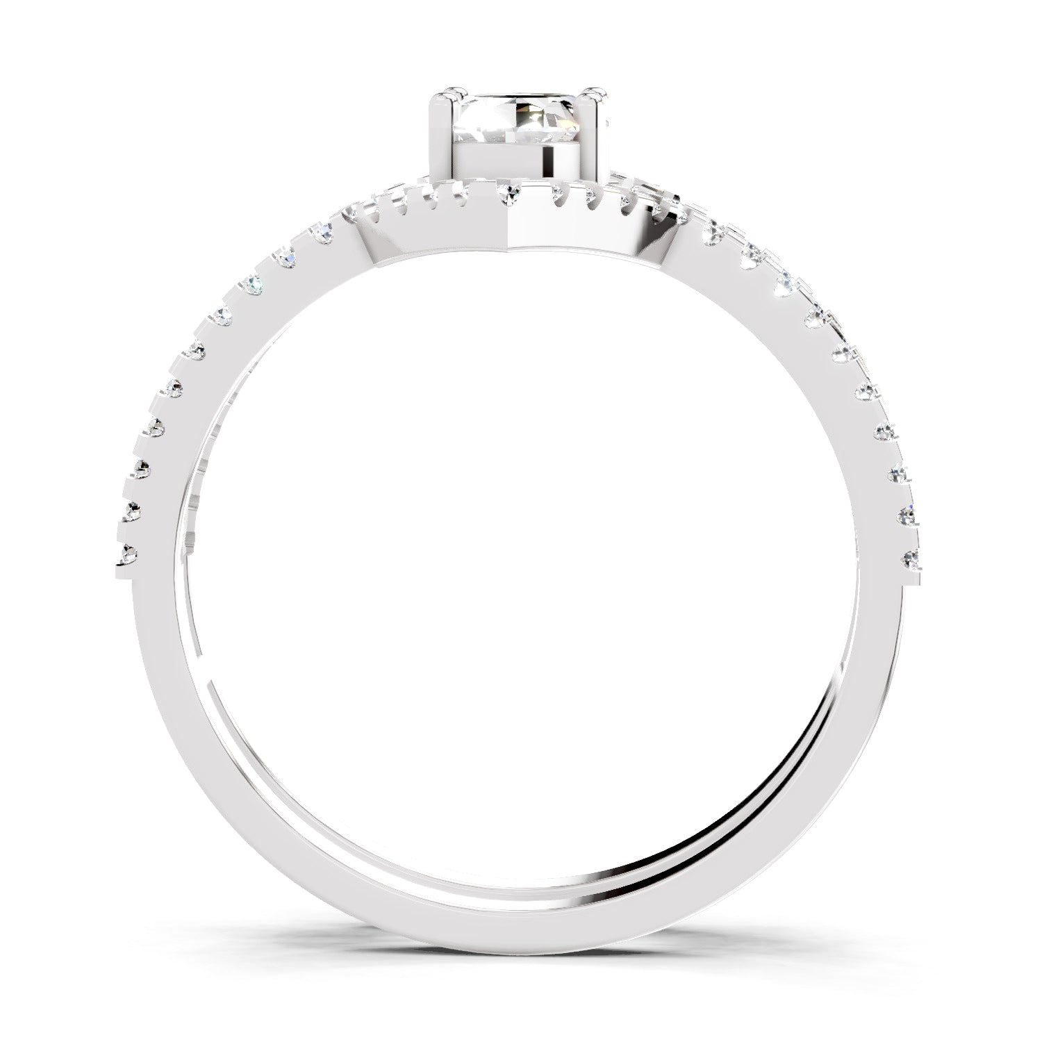 0.65 Carat Oval Shape Diamond Ring