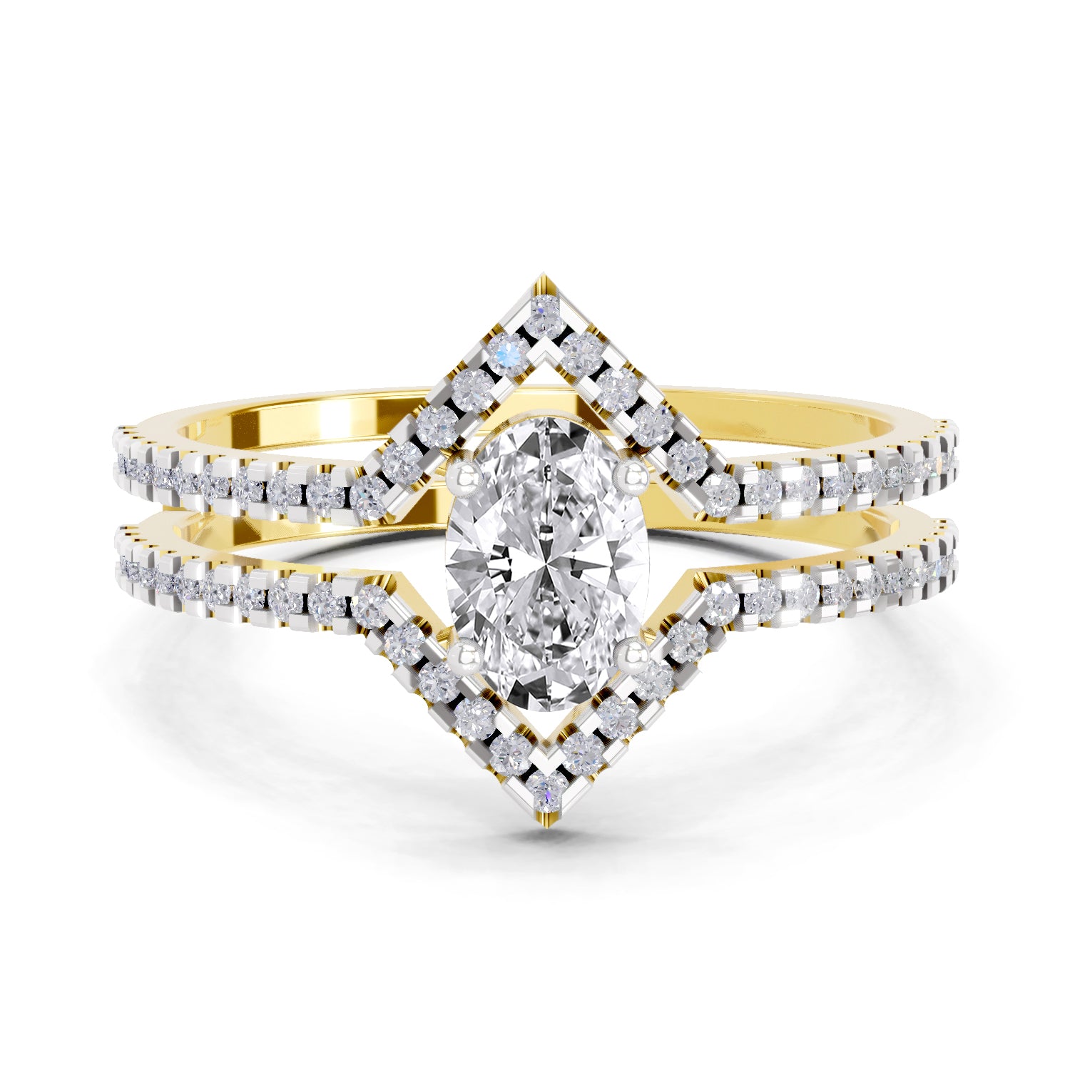 0.65 Carat Oval Shape Diamond Ring
