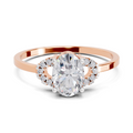 0.65 Carat Oval Shape Diamond Ring