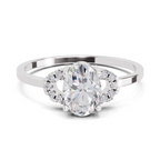 1.11 Carat Lunar Halo Promise Engagement Ring