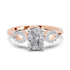 1.11 Carat Lunar Halo Promise Engagement Ring