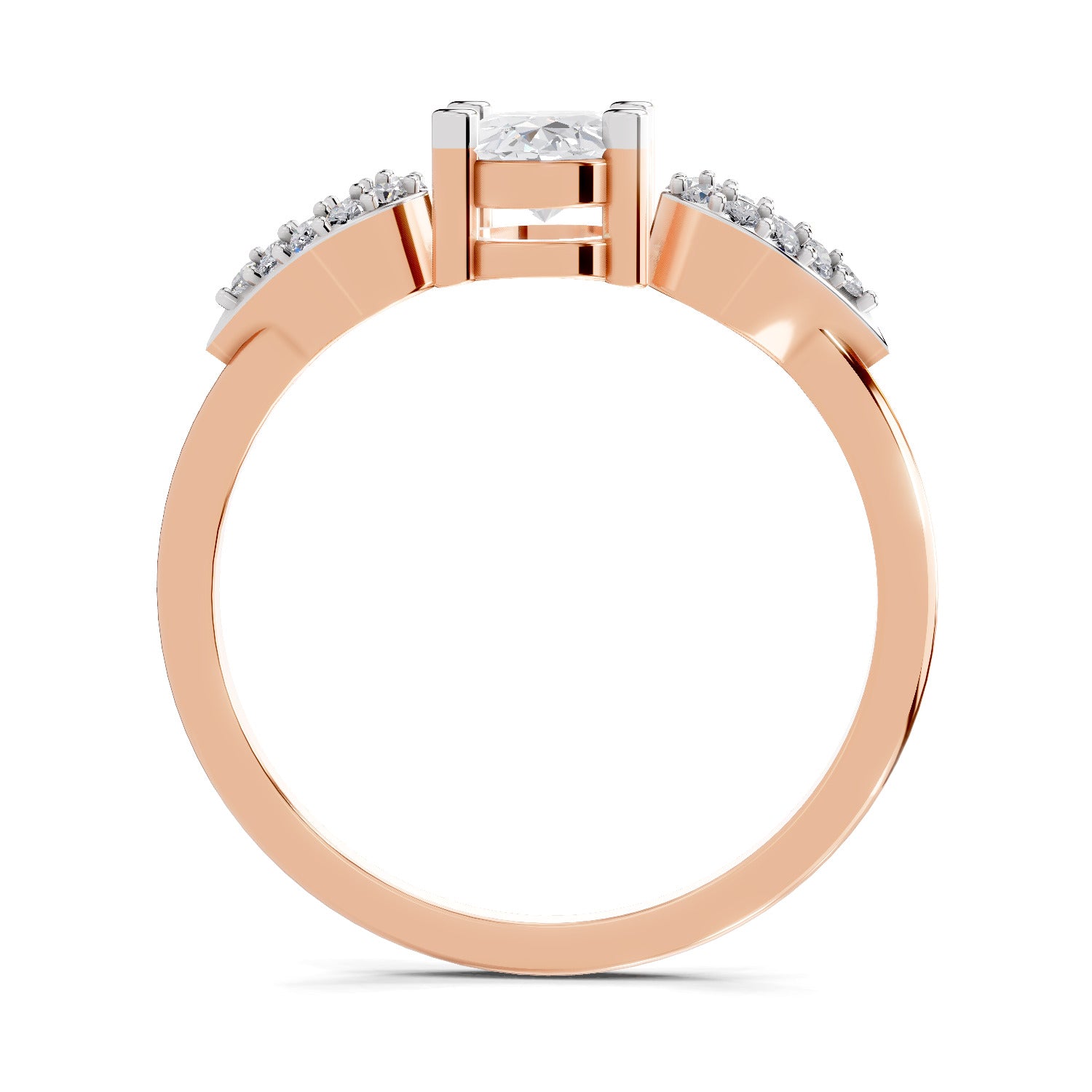 1.07 Carat Oval Shape Engagement Ring