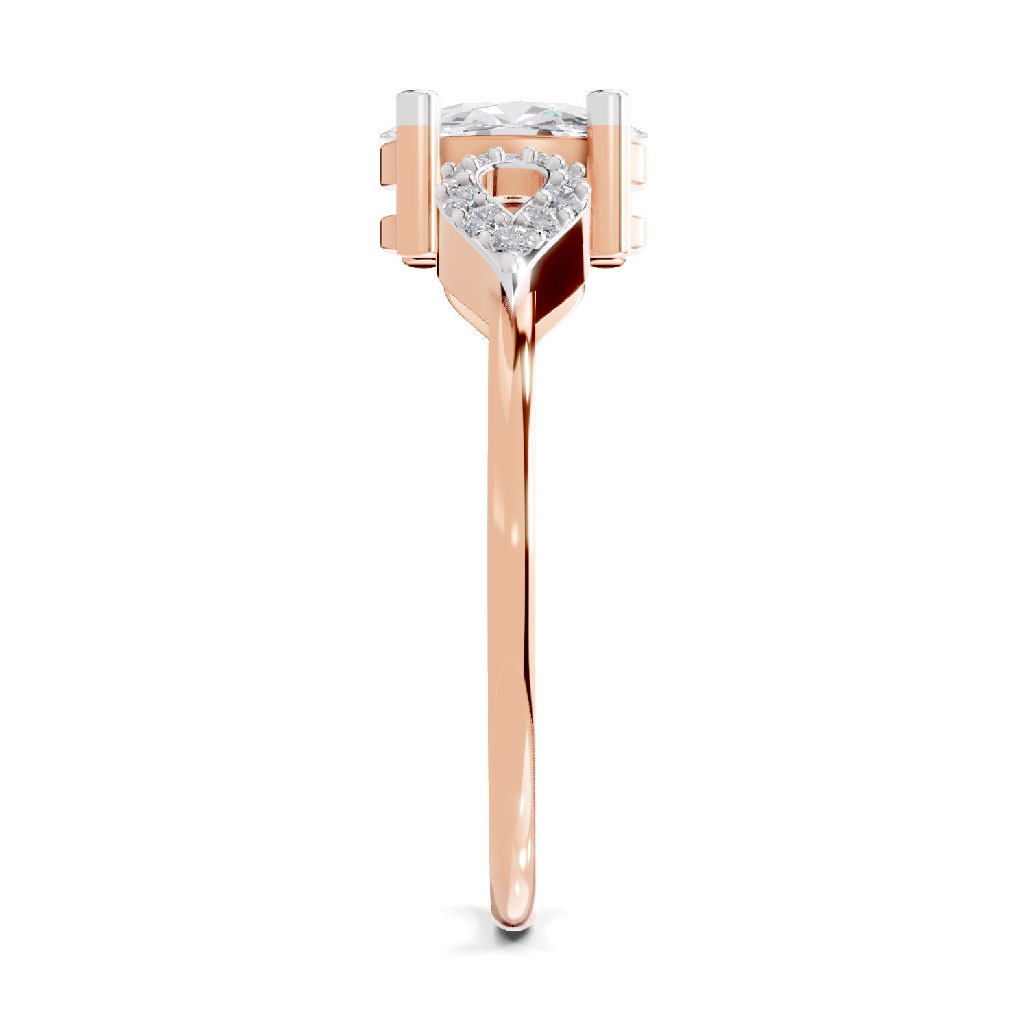 1.07 Carat Oval Shape Engagement Ring