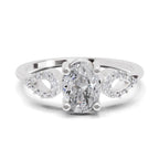 1.07 Carat Oval Shape Engagement Ring