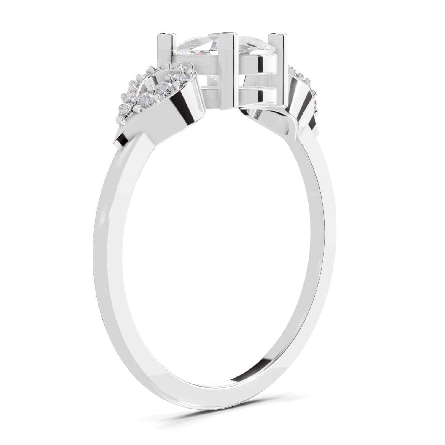 1.07 Carat Oval Shape Engagement Ring