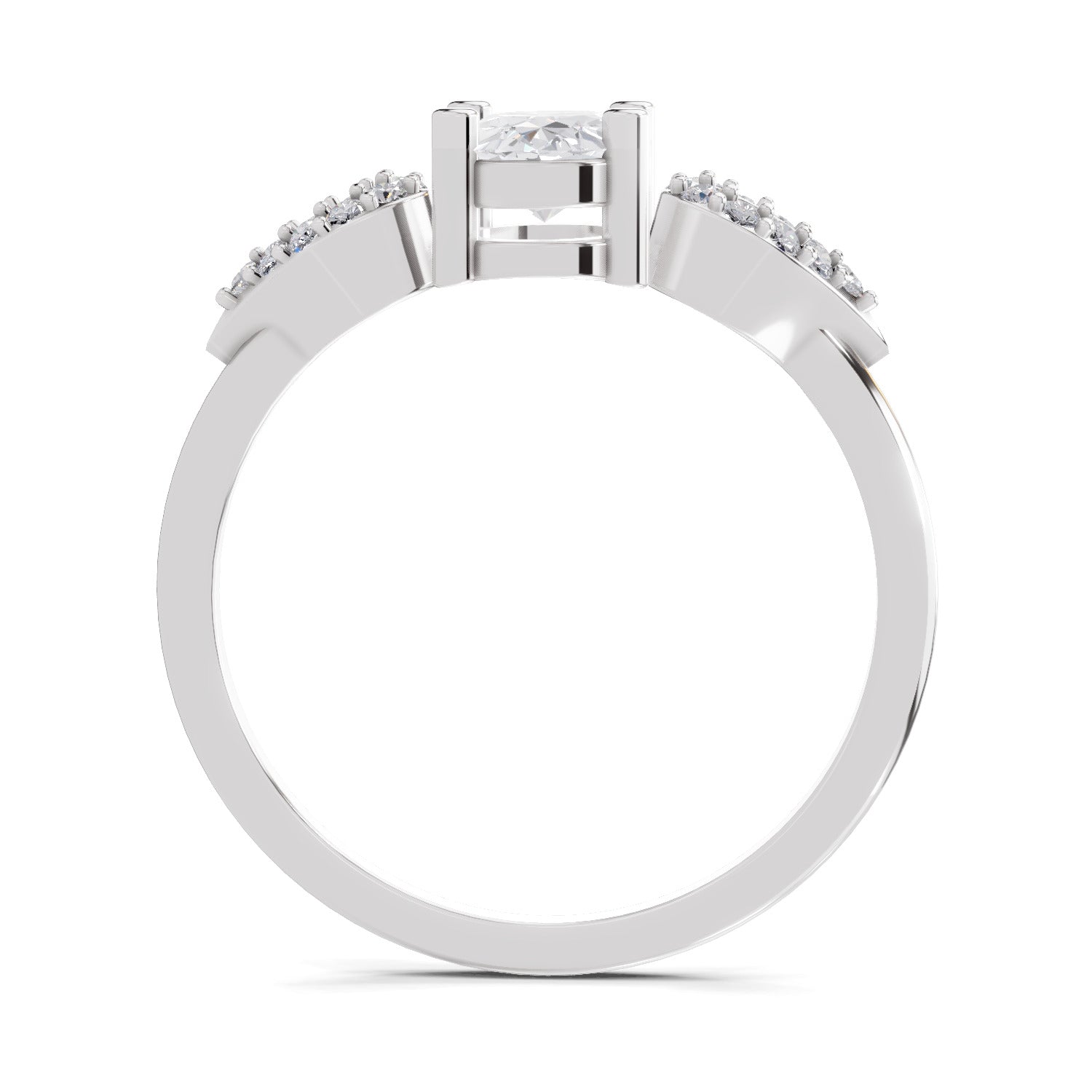 1.07 Carat Oval Shape Engagement Ring