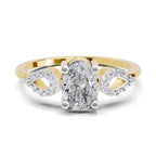 1.07 Carat Oval Shape Engagement Ring