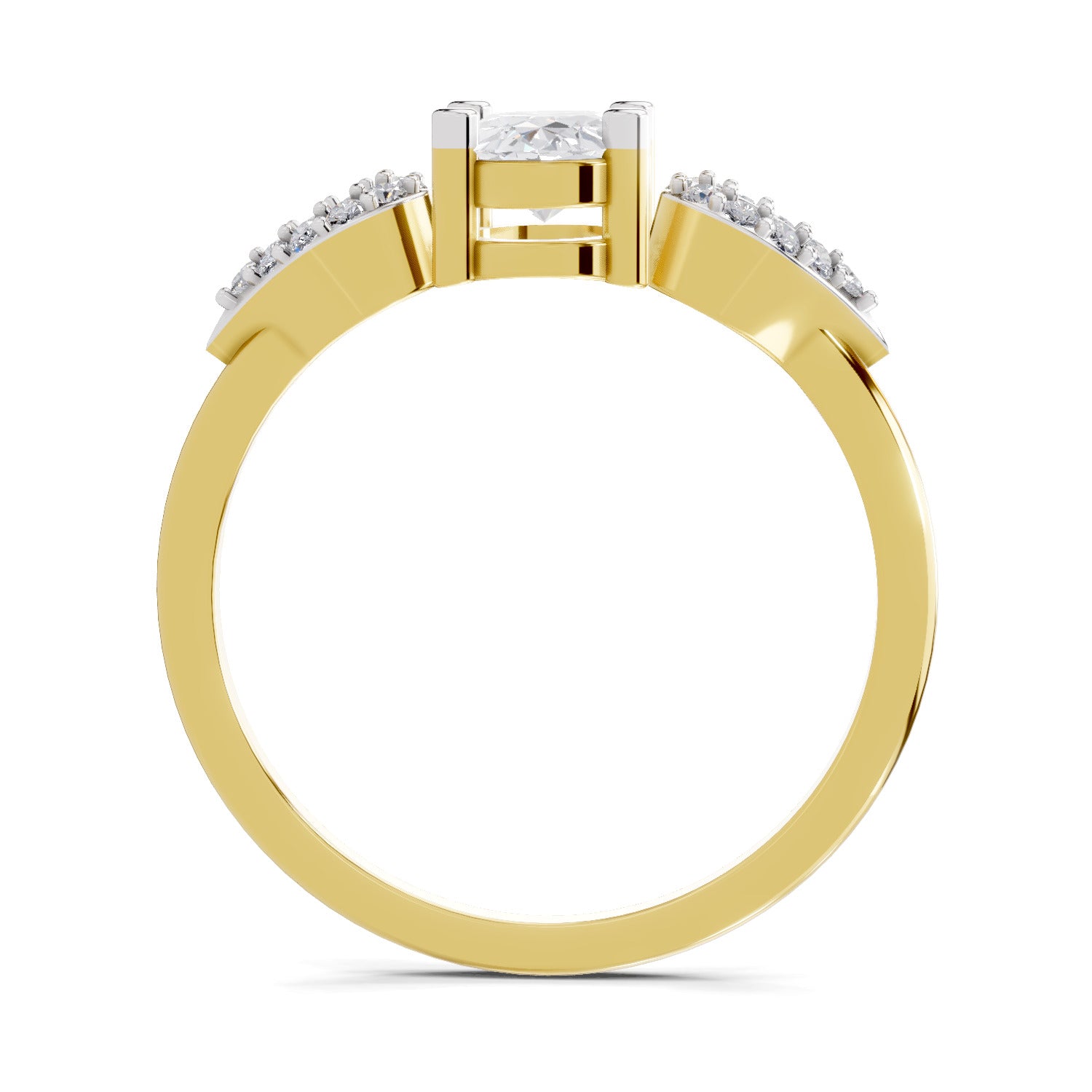 1.07 Carat Oval Shape Engagement Ring