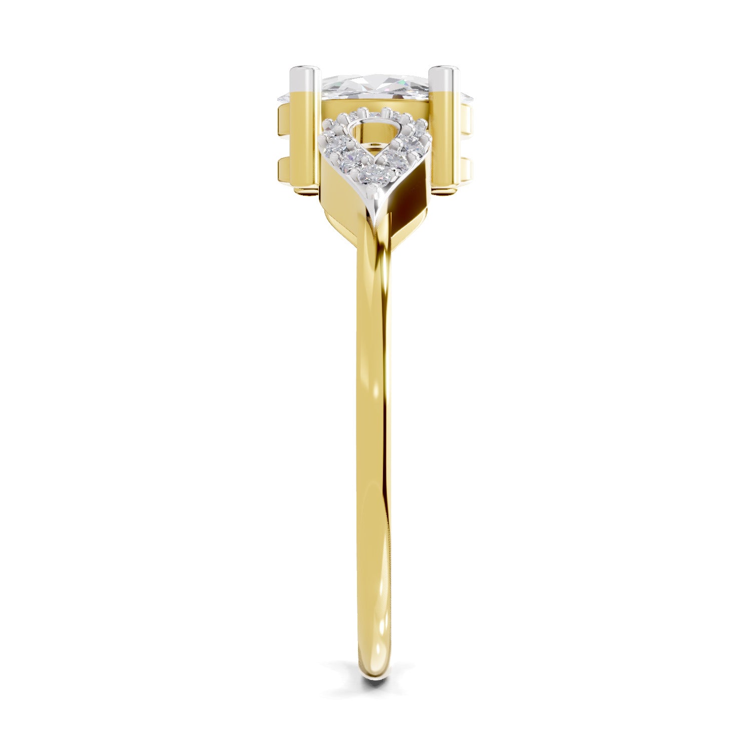 1.07 Carat Oval Shape Engagement Ring