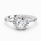 0.93 Carat Halo Diamond Ring