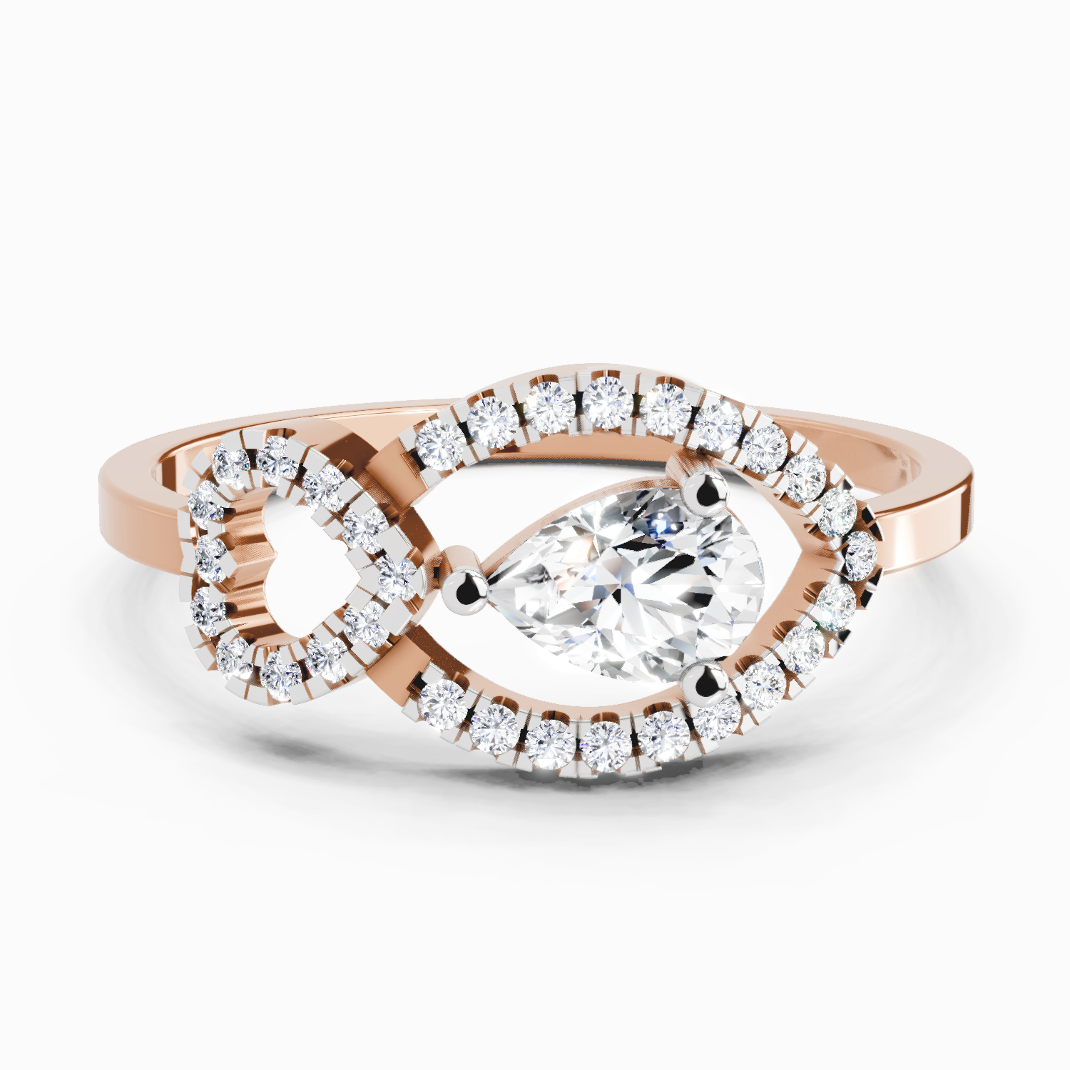 0.93 Carat Halo Diamond Ring