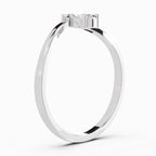 Sparkles 0.23 Ct Pear Shape Diamond Ring in 14K Gold