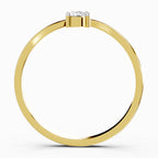 Sparkles 0.23 Ct Pear Shape Diamond Ring in 14K Gold