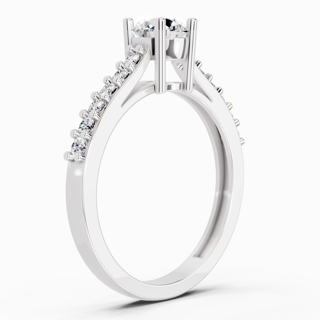 0.75 Carat Diamond Solitaire Ring