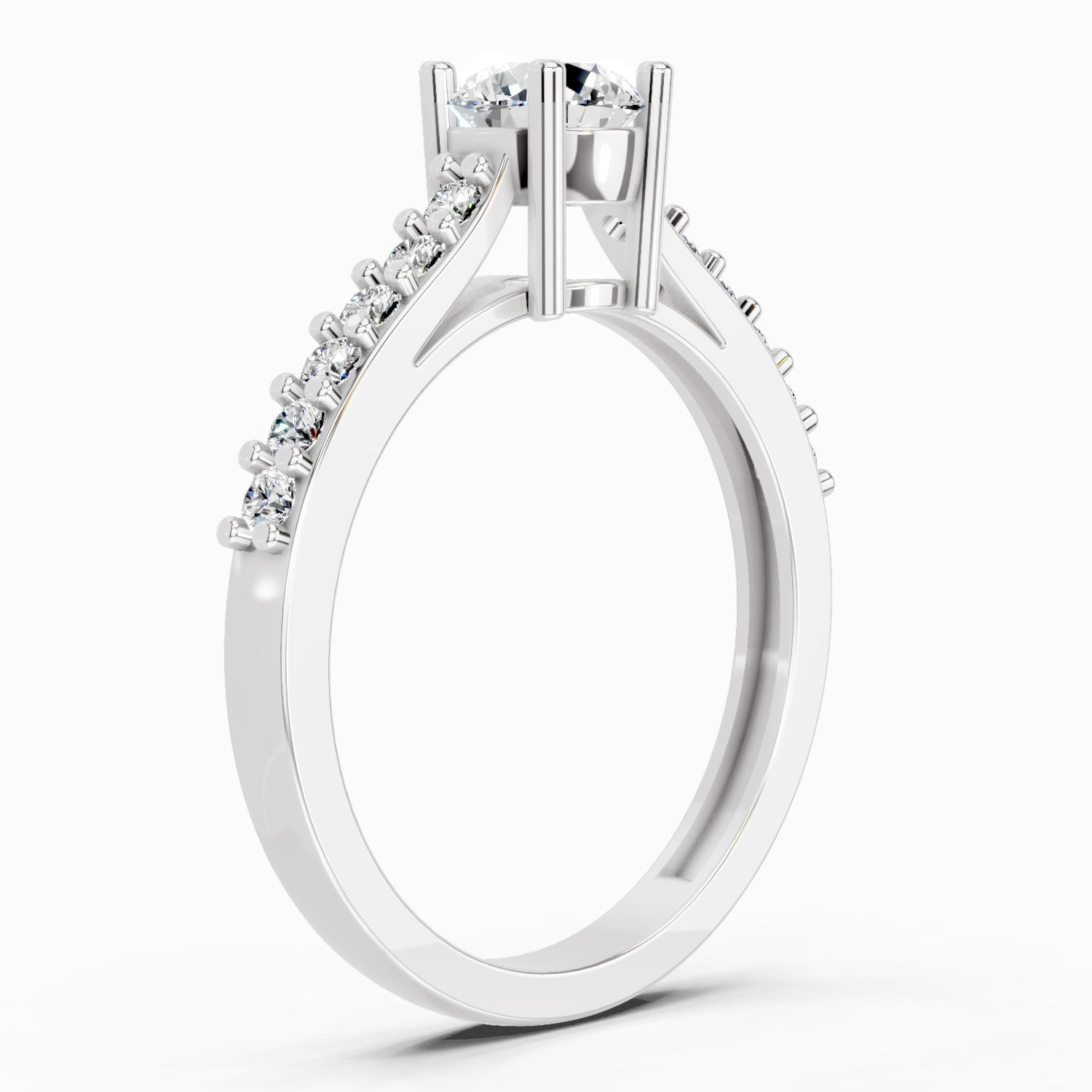 0.75 Carat Diamond Solitaire Ring