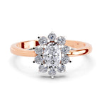 0.88 Carat Oval Shape Engagement Ring