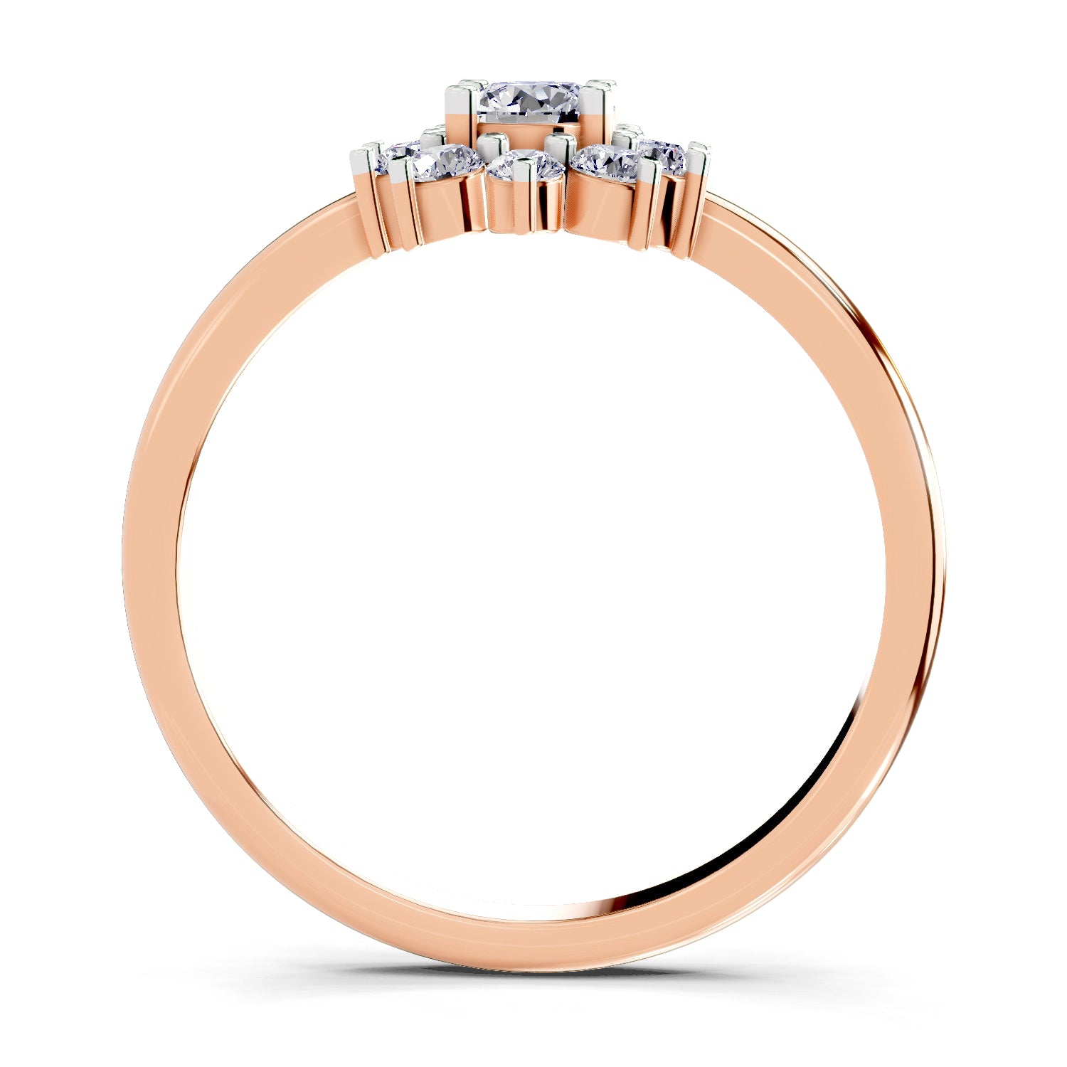 0.88 Carat Oval Shape Engagement Ring