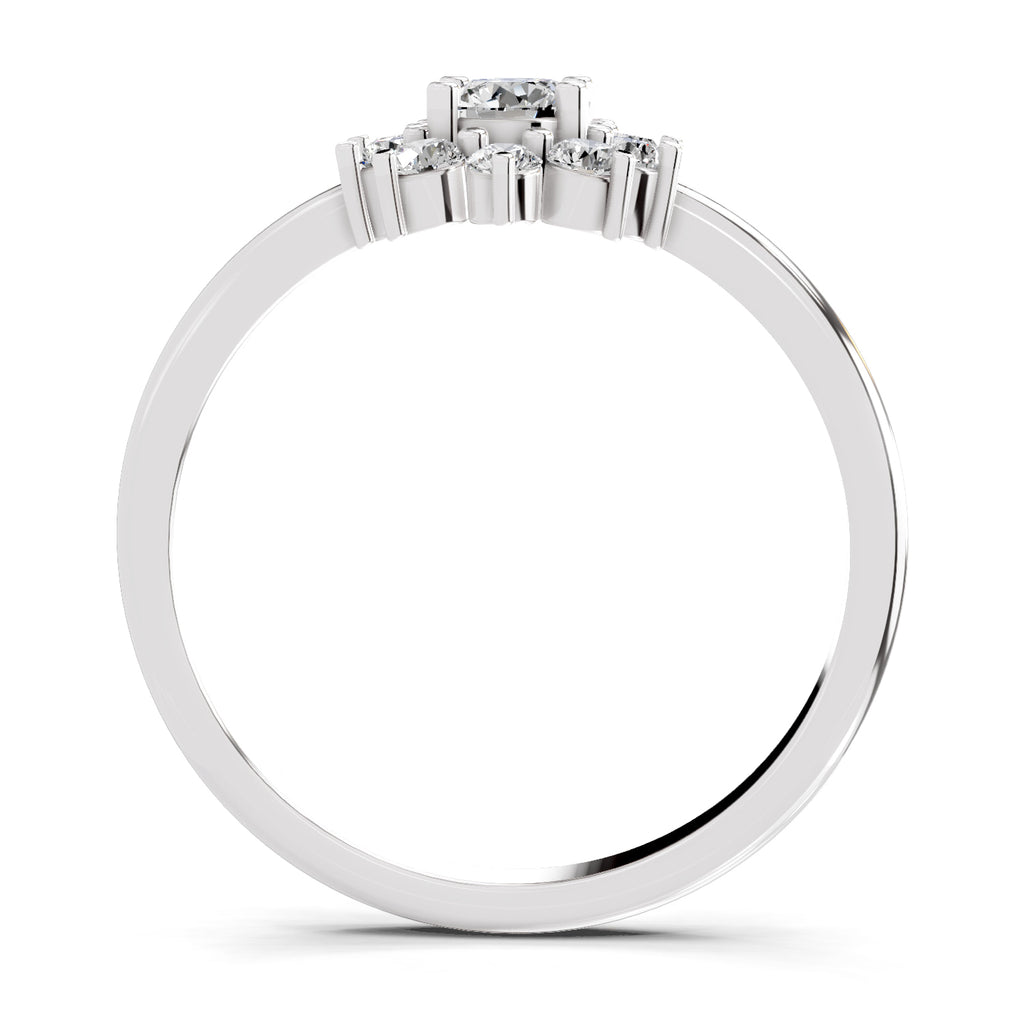 0.88 Carat Oval Shape Engagement Ring