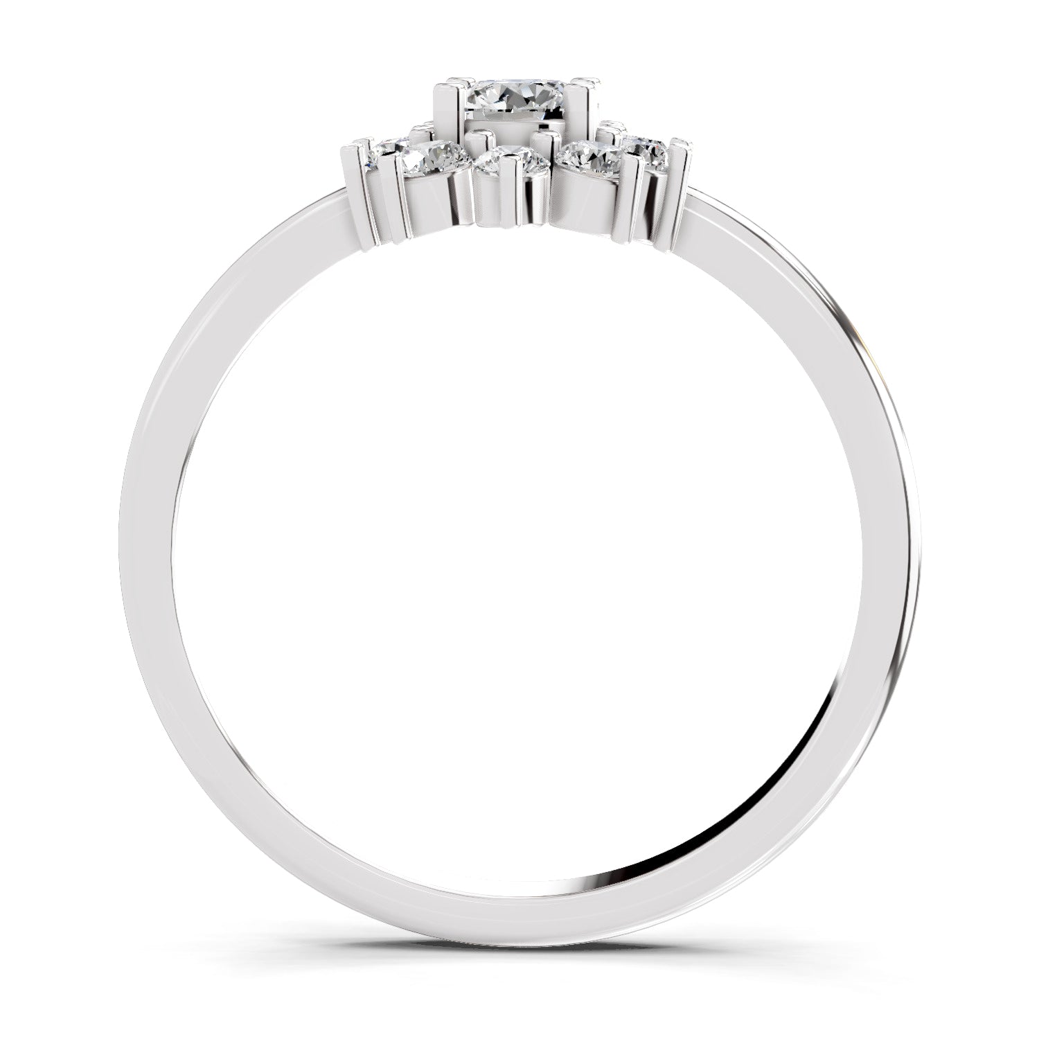 0.88 Carat Oval Shape Engagement Ring