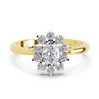 0.88 Carat Oval Shape Engagement Ring