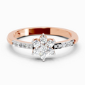 0.88 Carat Oval Shape Engagement Ring