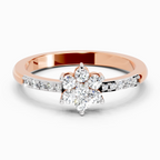 0.88 Carat Oval Shape Engagement Ring