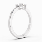 0.33 Ct Flower Ring