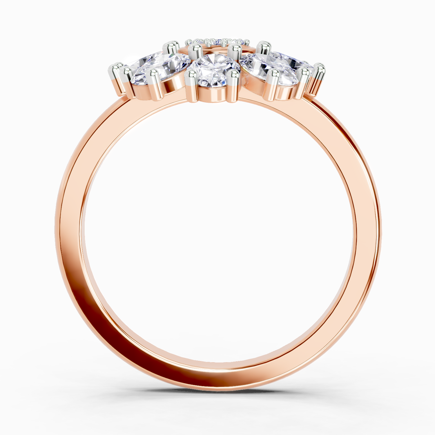 1.63 Carat Daisy Royale Promise Engagement Ring