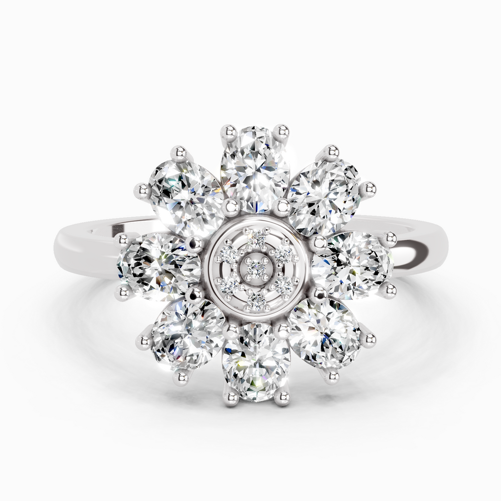 1.63 Carat Daisy Royale Promise Engagement Ring