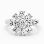 1.63 Carat Daisy Royale Promise Engagement Ring