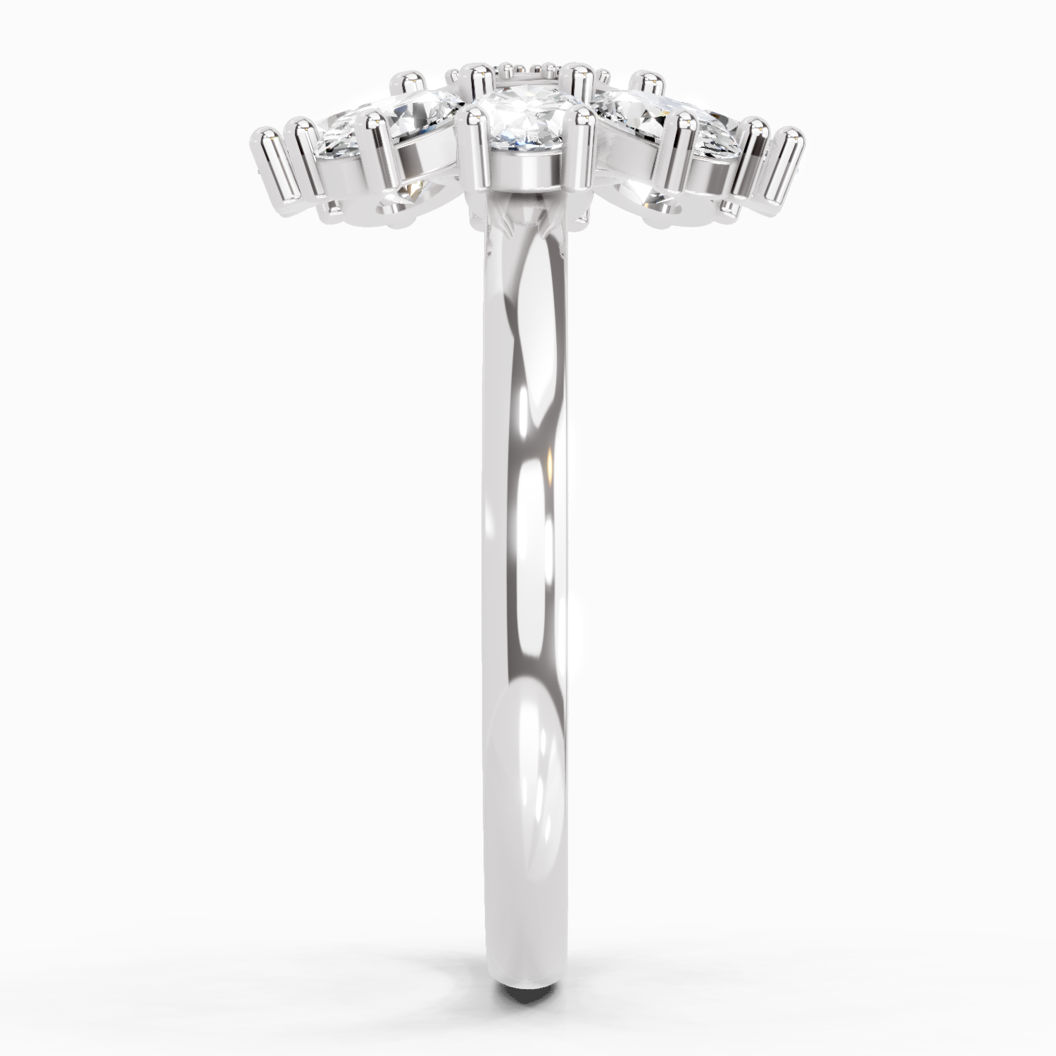 1.63 Carat Daisy Royale Promise Engagement Ring
