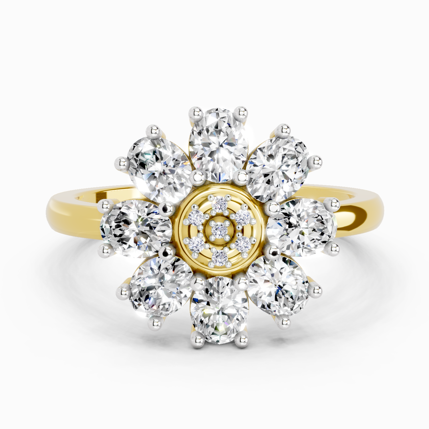 1.63 Carat Daisy Royale Promise Engagement Ring