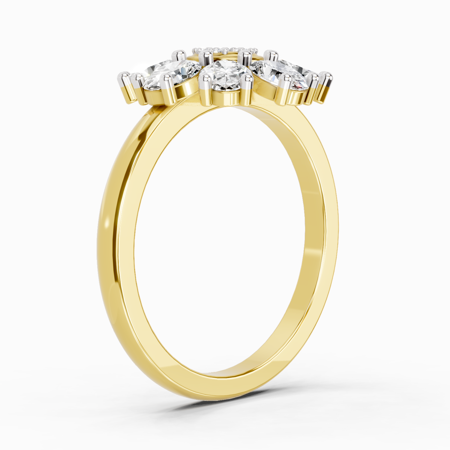 1.63 Carat Daisy Royale Promise Engagement Ring