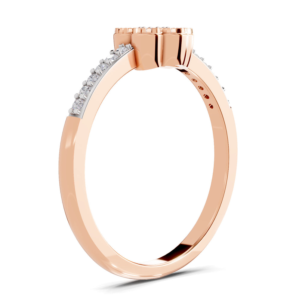 0.59 Carat Floral Engagement Ring