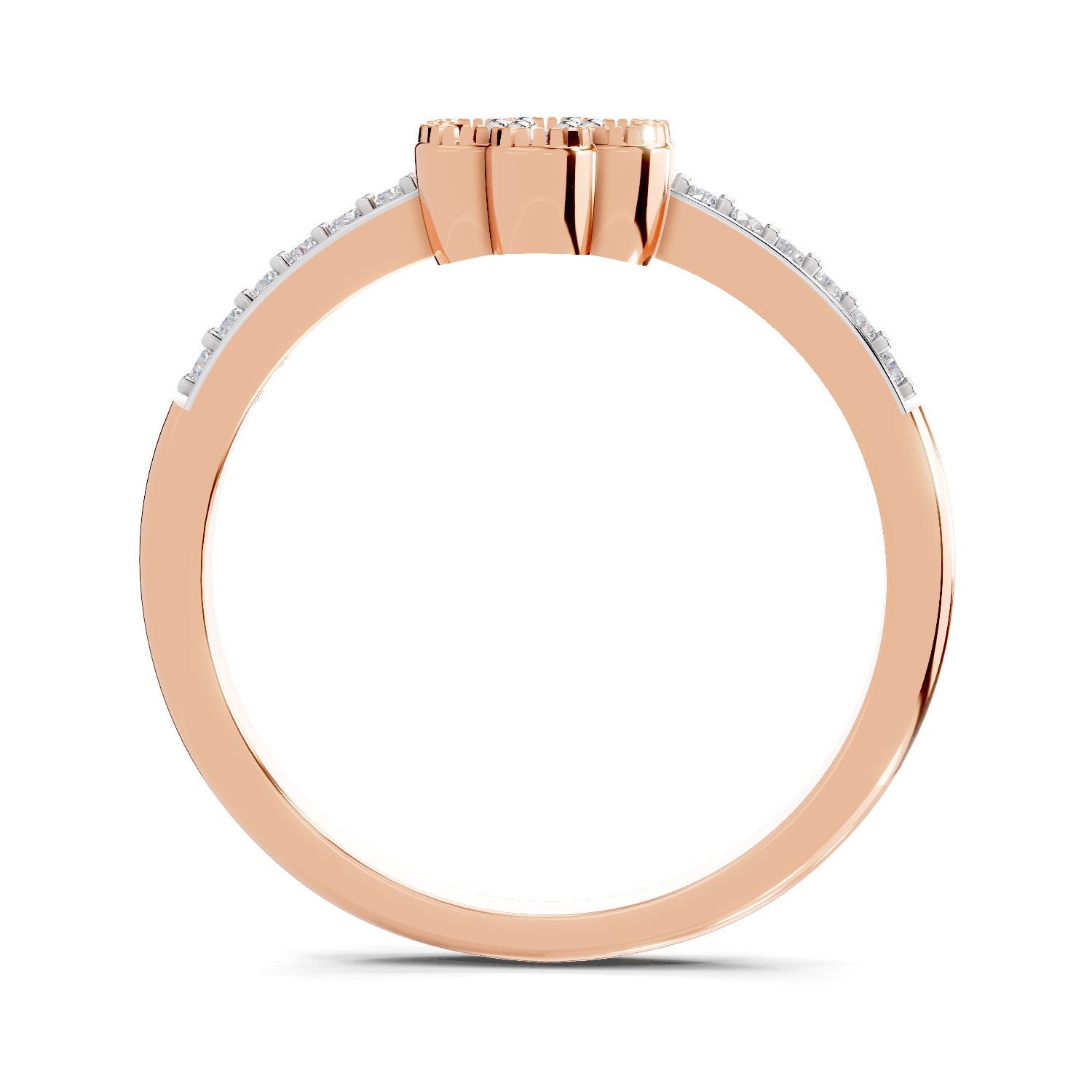 0.59 Carat Floral Engagement Ring