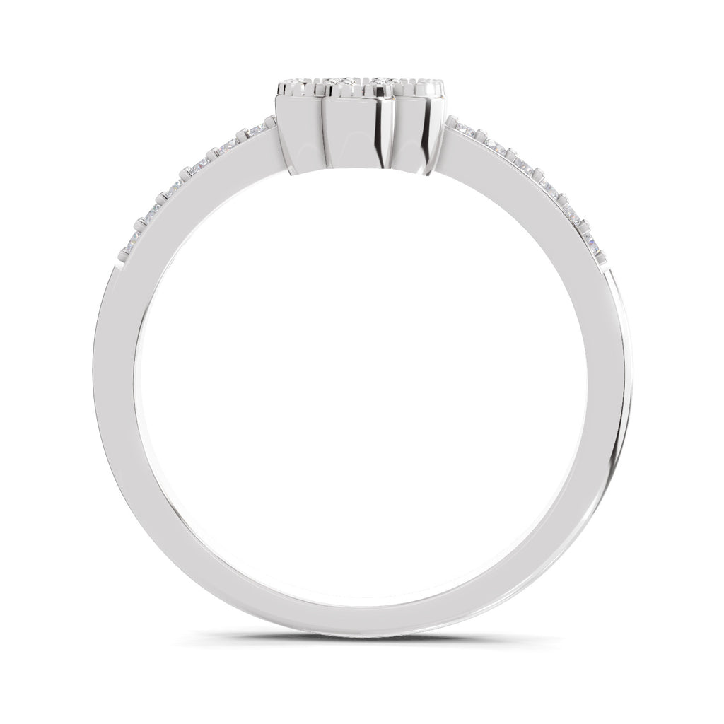 0.59 Carat Floral Engagement Ring