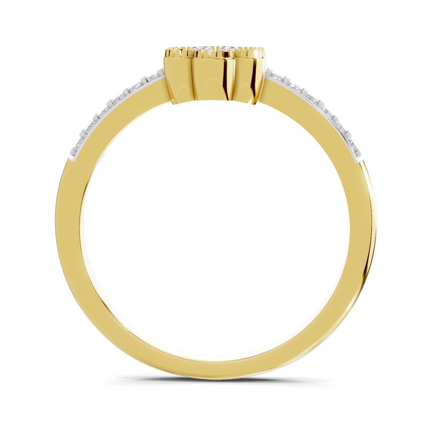 0.59 Carat Floral Engagement Ring