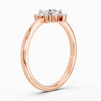 0.77 Carat Oval Shape Halo Diamond Engagement Ring