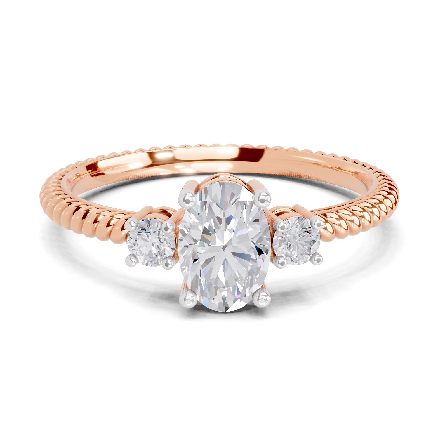0.61 Ct Pear Cut Halo Ring